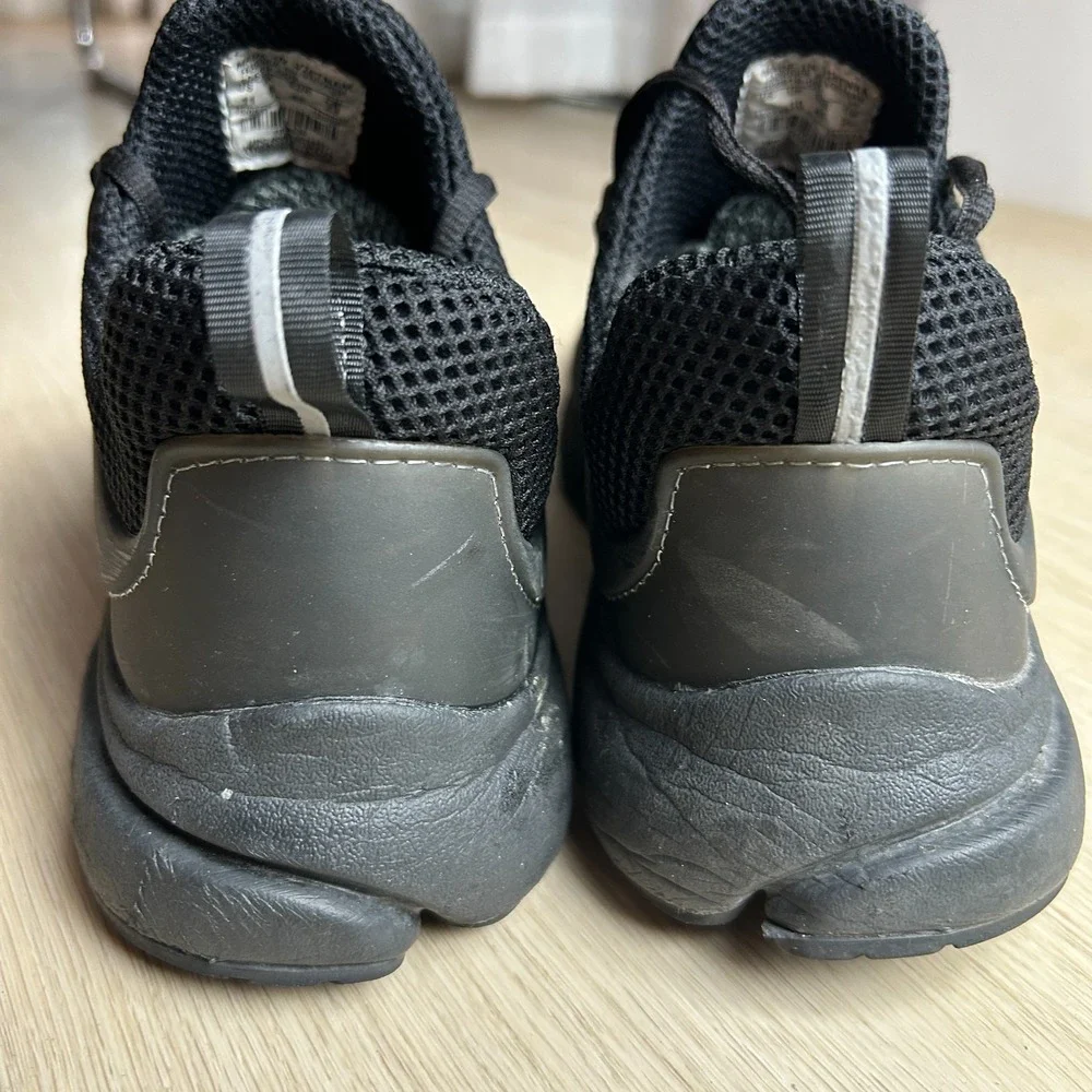 Vintage 2008 Nike Air Presto Mens Size 11 Triple Black Running Shoes 305919-009